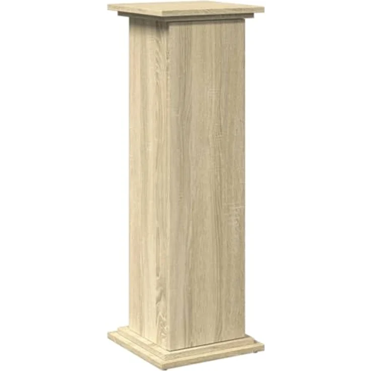 vidaXL Blumenständer mit Stauraum Sonoma Eiche 31x30x90 cm Spanplatte – Bild 2