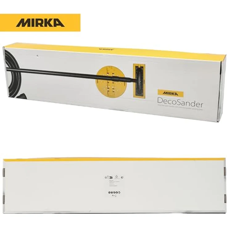 Mirka DecoSander Multischleifer, Kombi-Schleifer mit Click & Slide System, teleskopierbar von 1,1 m bis 1,8 m, integriertes Staubabsaugsystem – Bild 5