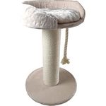 Dehner Katzen-Kratzbaum Aurelio, 65 x 65 x 100 cm, Sisal/Plüsch/Holz, creme - Preisvergleich