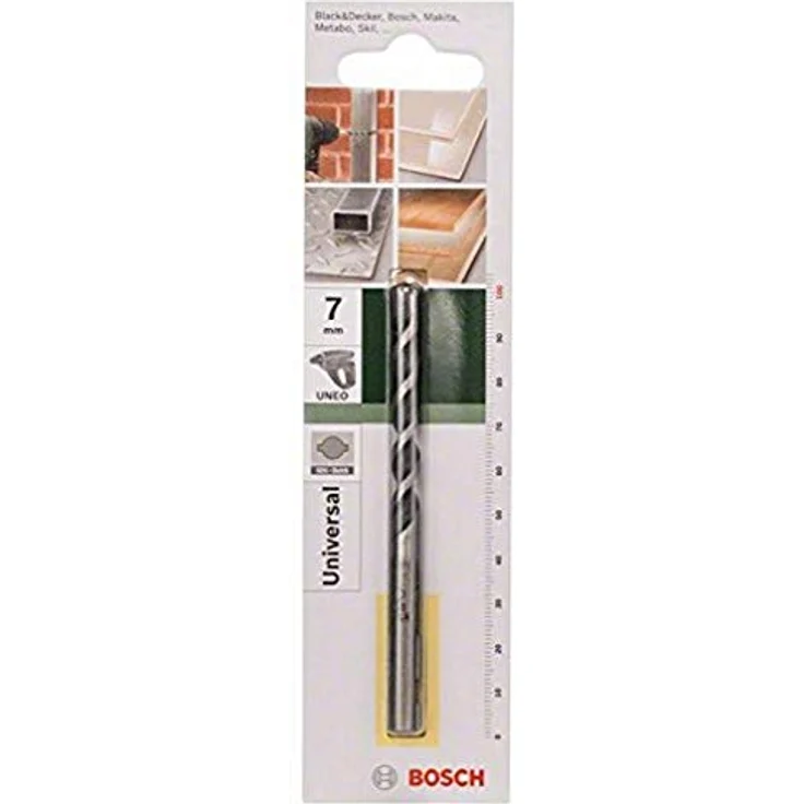 Bosch Mehrzweckbohrer SDS Quick 7 x 55 x 100 mm, geeignet für Mauerwerk, Fliesen, Holz und Metall – Bild 1