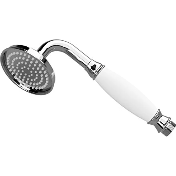 PaulGurkes Nostalgie Handbrause Retro Duschkopf Antik Brausekopf Messing Keramik – Bild 4