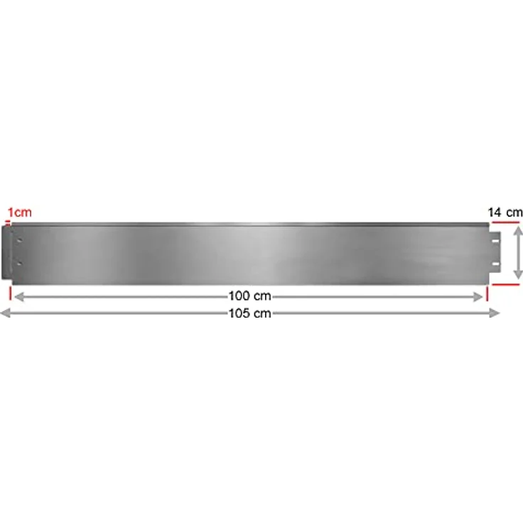 Rasenkante 10m 100x14cm verzinkt Beeteinfassung Beetumrandung Mähkante Metall Palisade – Bild 2