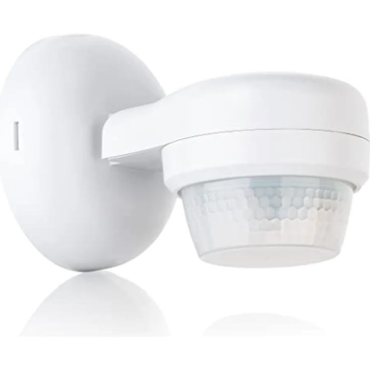 SEBSON® Bewegungsmelder Aussen IP65 - Aufputz, LED geeignet, IR Bewegungssensor programmierbar, max. 24m Reichweite / 360°, 3-Draht – Bild 1