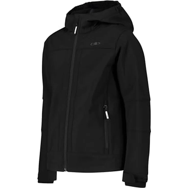 CMP Softshelljacke KID SOFTSHELL JACKET FIX HOOD Atmungsaktiv & Wärmeisolierend & Wasserabweisend, Unisex, Blau – Bild 4