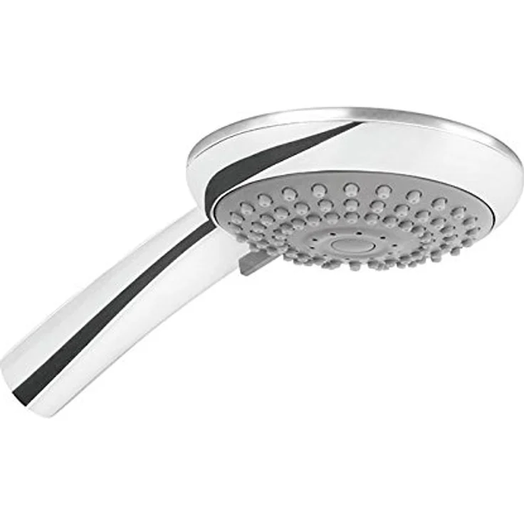 Schulte Duschsystem mit Sicherheits-Thermostat, Kopfbrause rund, Chrom, Korpus aus Messing, Duschmaster Rain mit Regendusche, D9640 02 – Bild 3