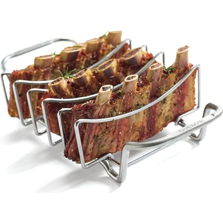 Broil King Grill-/Grillzubehör, Sparerib und Bratengestell, edelstahl, 5 x 5 x 5 cm, 62602 – Bild 3