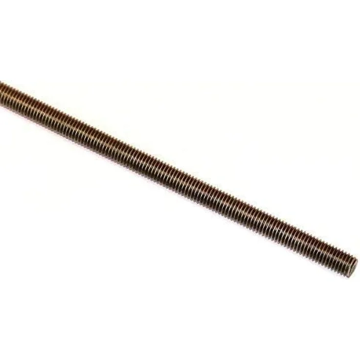 Reyher Gewindespille M16, verzinkte Gewindespille nach DIN 975, metrisches Linksgewinde, Länge 1000 mm, Festigkeit 8