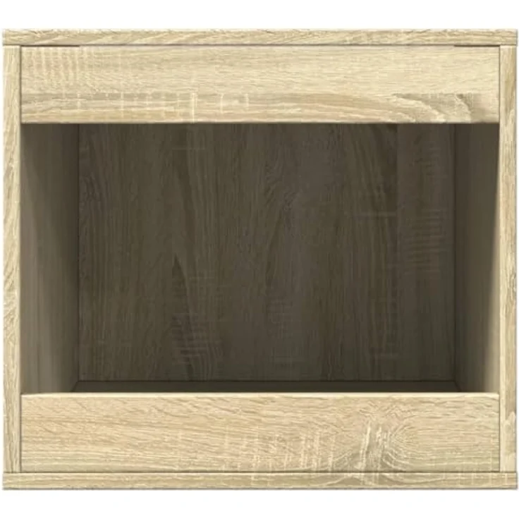 vidaXL Katzenklo Schrank, Katzenschrank Katzentoilette, Beistelltisch Katzenhaus, Verstecktes Design, Sonoma Eiche Holzwerkstoff – Bild 5