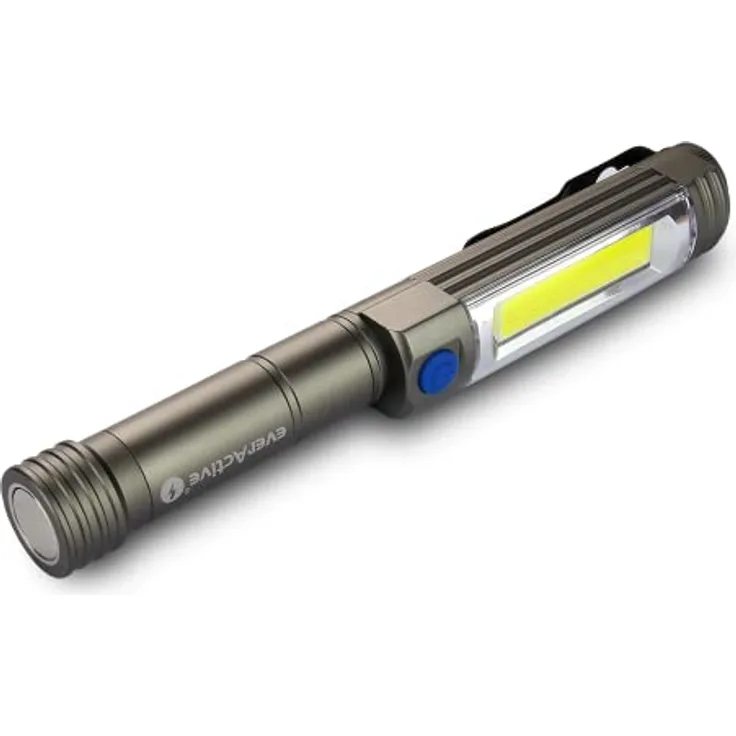 everActive COB LED Werkstattlampe Arbeitsleuchte, 5W, 400 Lumen - starker Lichtstrahl, wasserdicht, magnetisch, Aluminiumgehäuse, Modell: WL-400