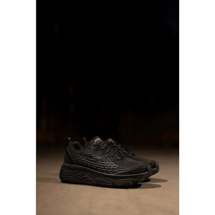Skechers MAX CUSHIONING ELITE SR, Schnürschuh für Gastronomie & Pflege, schwarz, rutschhemmend, maschinenwaschbar, mit Memory Foam Dämpfung – Bild 2