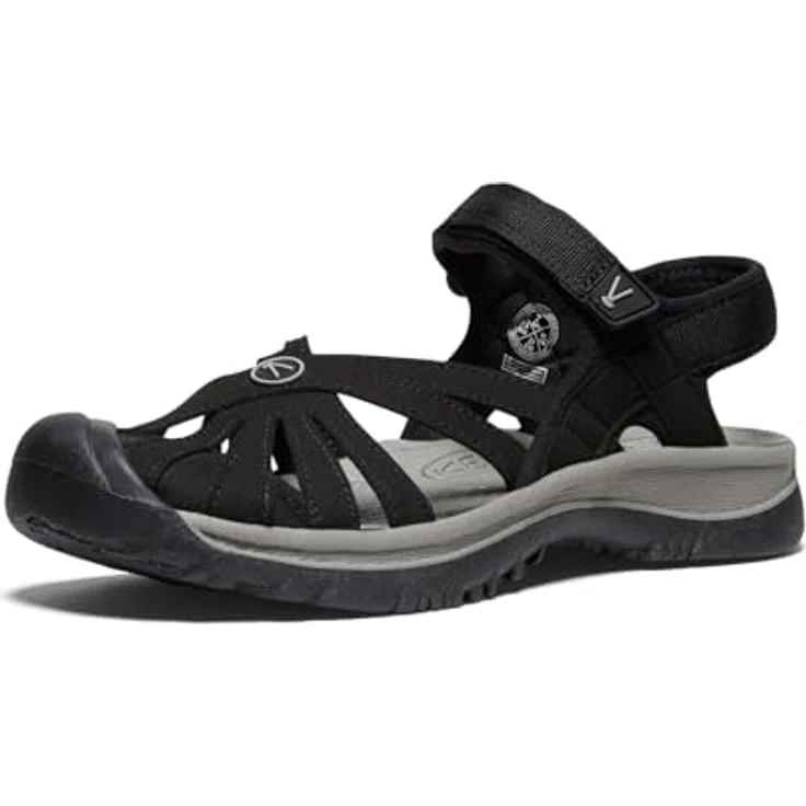 Keen ROSE SANDAL Sicherheitssandale mit Klettverschluss, schwarz – Bild 2