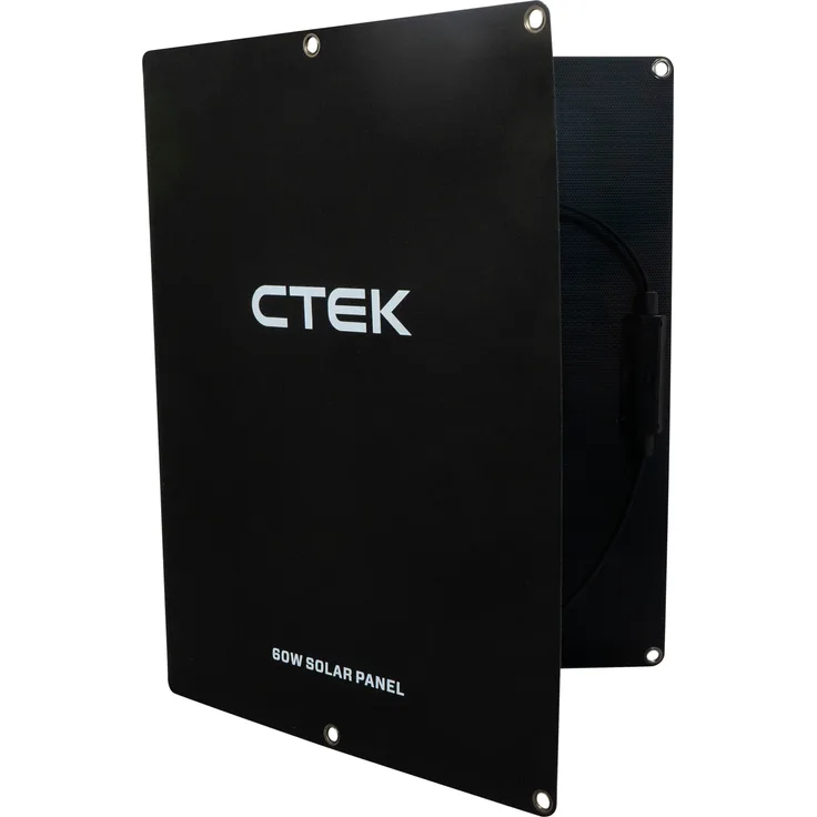CTEK Solarmodul Charge Kit, für Batterieladegerät CS FREE, mit effizienten Siliziumzellen und intelligenter Ladesteuerung