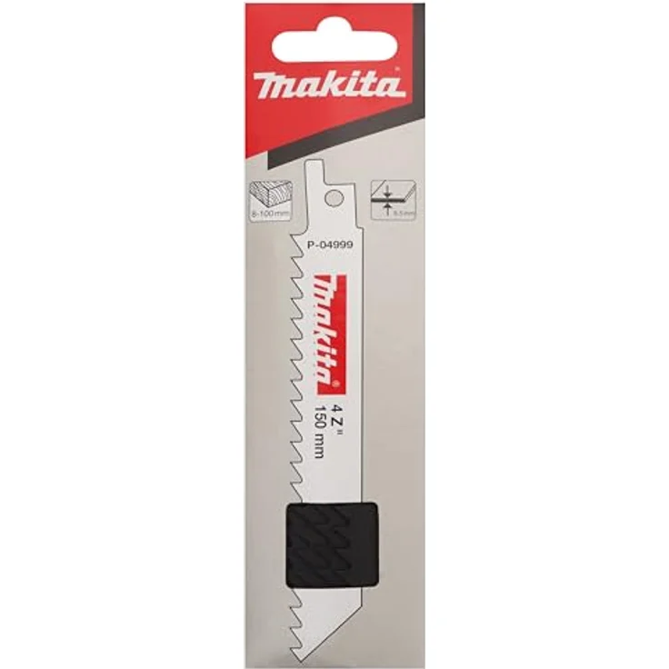 Makita P-04999 Recipro-Sägeblatt Holz, ideal für JR102DWE, 150 mm, VE: 5 Stück – Bild 3