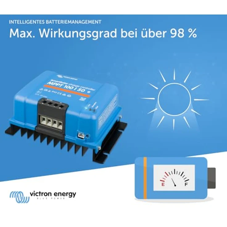 Victron Energy SmartSolar MPPT 100V 50 Amp 12/24-Volt Solar Laderegler (Bluetooth) - Effiziente Energiegewinnung mit MPPT-Technologie – Bild 5