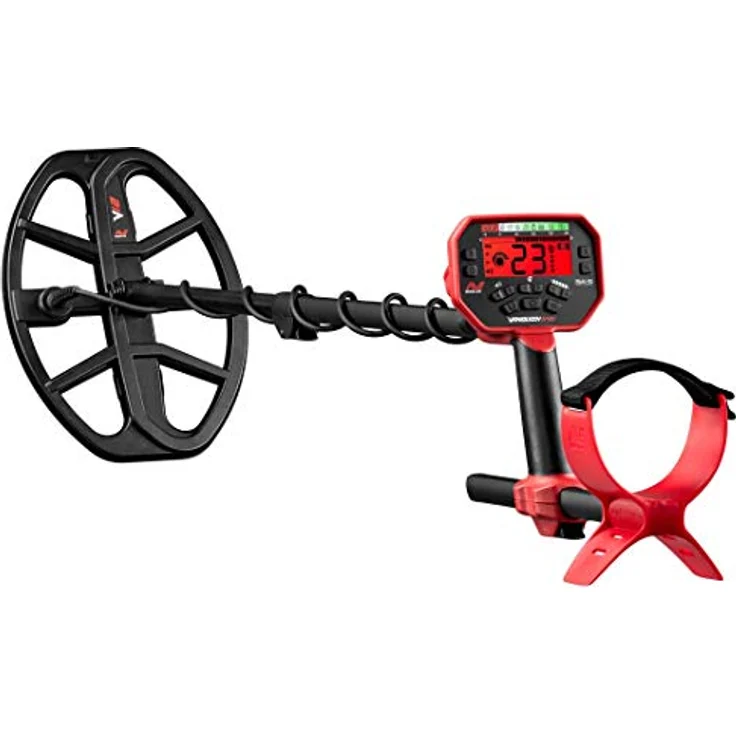 Minelab Vanquish 540 Pro Paket, Multifrequenz Metalldetektor mit V12 und V8 Suchspulen, Bluetooth-Kopfhörern und 5 vorprogrammierten Suchmodi – Bild 1