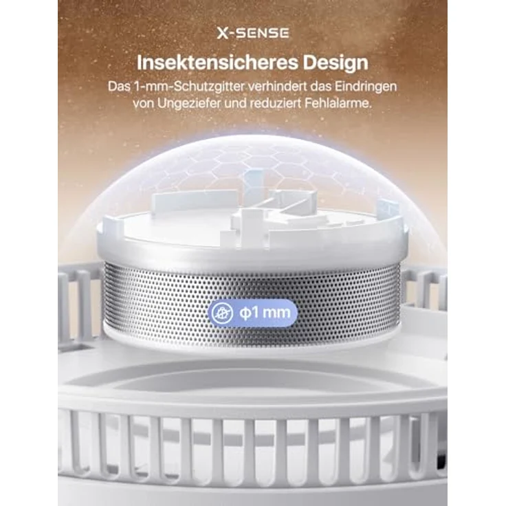 X-Sense SD11, Rauchmelder mit 10 Jahre Batterie und Magnethalterung, TÜV Rheinland-zertifiziert, Stummschalt- und Selbsttest-Funktion, 5er Set – Bild 5