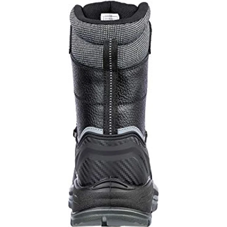 Footguard NORDIC HIGH Arbeitsschuh, Winterstiefel aus Rindleder mit Stahlkappe und FAP® Durchtrittschutz, schwarz – Bild 5