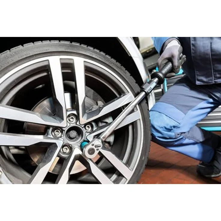 HAZET Drehmoment-Schlüssel (12,5 mm (1-2 Zoll) Vierkantantrieb, 40-200 Nm, große Display-Anzeige, ± 4% Genauigkeit in Betätigungsrichtung) 5122-2CLT – Bild 4