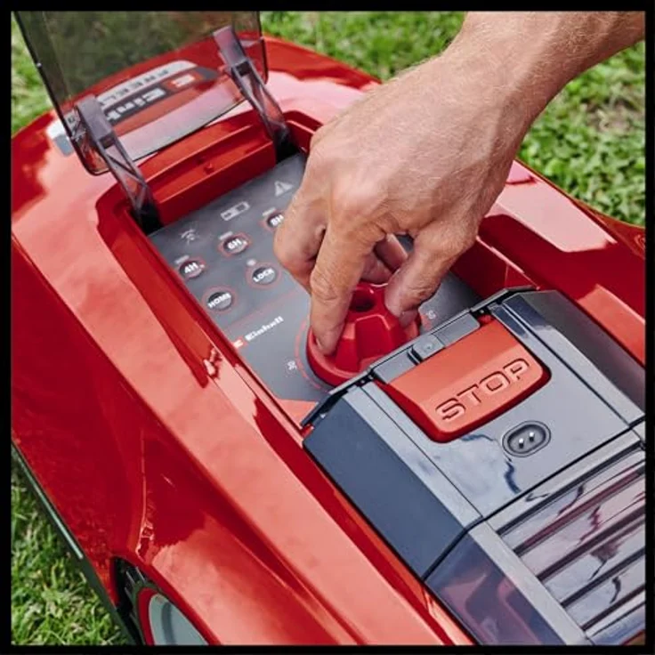 EINHELL Mähroboter FREELEXO 550 Kit, Mitglied der Power X-Change Familie, 18V Bürstenloser Motor, 550 m² Rasenfläche, inkl. 3,0 Ah Akku, rot – Bild 7