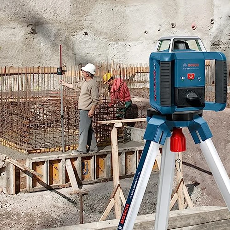BOSCH Punkt- und Linienlaser GRL 400 H, Rotationslaser - in L-BOXX 238, Arbeitsbereich bis zu 400m, rot – Bild 4