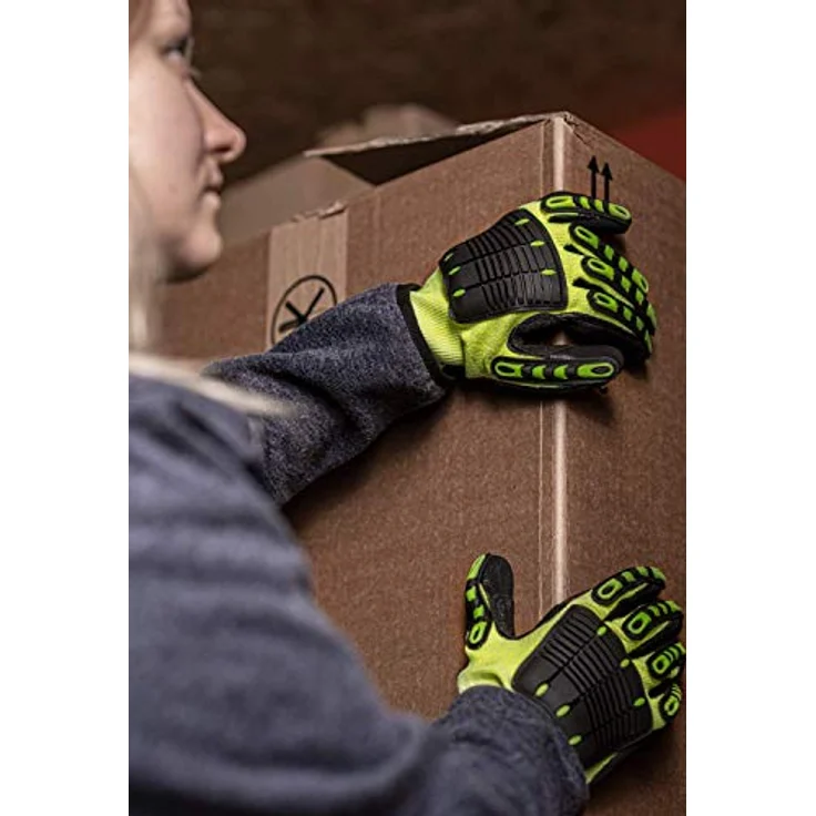 Uvex Synexo Impact 1 Schnittschutzhandschuhe - Gelb-Schwarz - Gr 07 (S) – Bild 7