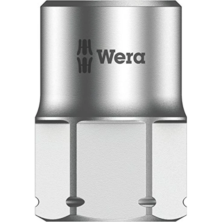 Wera Zyklop-Steckschlüsseleinsatz 6.3 mm (1/4), SW 8 mm aus Chrom-Vanadium Stahl, hochglanzverchromt – Bild 1