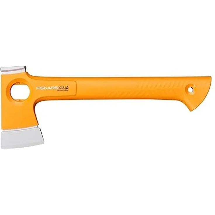 Fiskars X-series X13 Ultraleichte Wanderaxt, Camping Axt mit doppelt gehärteter Klinge, FiberComp Griff, inkl. Futteral – Bild 2