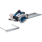 Bosch Professional 18V System Akku-Kreissäge GKS 18V-57-2 GX, mit Parallelanschlag und FSN 440, ohne Akku/Ladegerät, LED-Licht, Stop Control, kompatibel mit Führungsschienensystem.