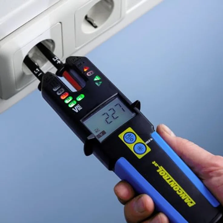 Pancontrol Spannungsprüfer PAN ALLROUNDER 200AD, Spannungs- & Durchgangsprüfer mit LED & LCD-Anzeige - Preisvergleich – Bild 3