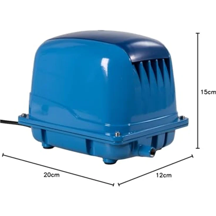 SIBO Aqua Forte AP 45 - 45 Liter Sauerstoffpumpe Teich Belüfterpumpe – Bild 9