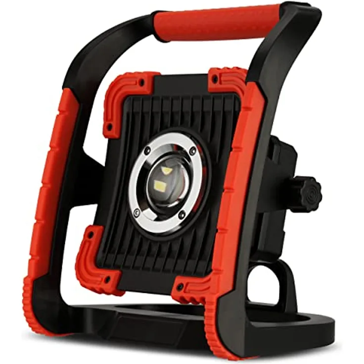 REV 2620011810 POWER FLOOD, LED Arbeitsleuchte mit Akku, 30W, 3000lm, IP54, schwarz-rot - Preisvergleich