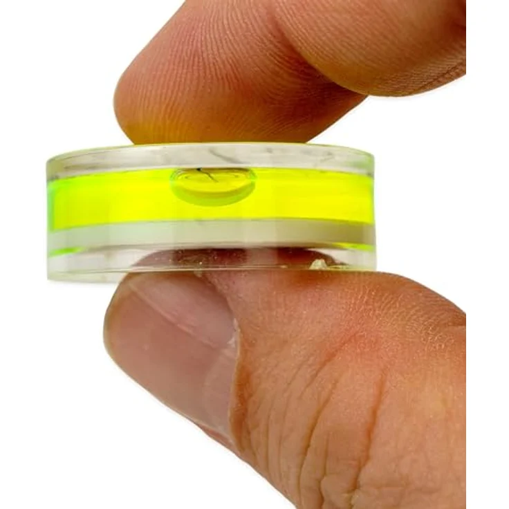 Libelle Wasserwaage, 5er Pack, Rund, Ø 32 mm Durchmesser, Präzisions-Wasserwaage, mit Luftblase, Mini Wasserwaage, kleine Libelle, Dosenlibelle für Kamera, Camping, Wohnwagen, Bullseye-Wasserwaage – Bild 8