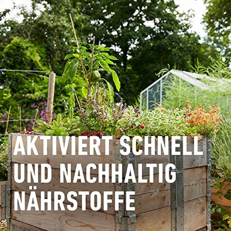 COMPO BIO Hochbeetaktivator, Bodenaktivator für ertragreiche Ernte, 100% natürliche Inhaltsstoffe, 500 ml – Bild 3