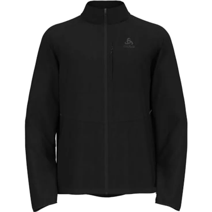 Odlo Zeroweight Jacket, Herren Laufjacke, winddicht und wasserabweisend, atmungsaktiv, Slim Fit, Schwarz, L