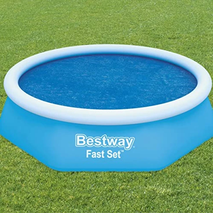 Bestway Flowclear Solarabdeckplane für Fast Set Pool 244 cm, Maße: 210 cm – Bild 2