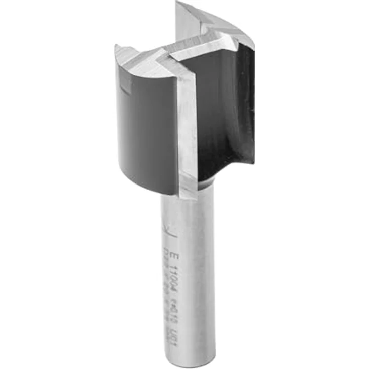 ENT 11004 Nutfräser HW, Durchmesser 22 mm, Schaft 8 mm, Gesamtlänge 52 mm, geeignet für Hartholz und Weichholz – Bild 3