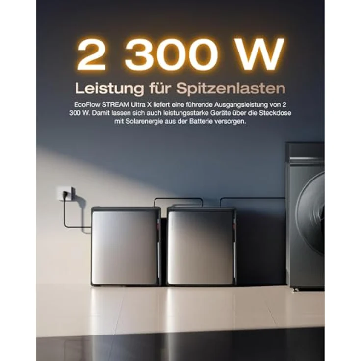 Solarway SOLARWAY Balkonkraftwerk 2000 Watt Ultra | EcoFlow STREAM Ultra X 3840 Wh Batterie mit 4x500Wp bifazialen Solarmodulen und EcoFlow App Steuerung – Bild 4