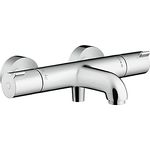 hansgrohe Aufputz Wannenthermostat Ecostat (Thermostatarmatur für 2 Funktionen) Chrom