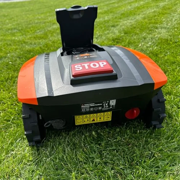 YARD FORCE Easymow 260B Plus, Rasenmähroboter mit Bluetooth-App-Steuerung, 20 V Akku und Mähroboter-Garage – Bild 8