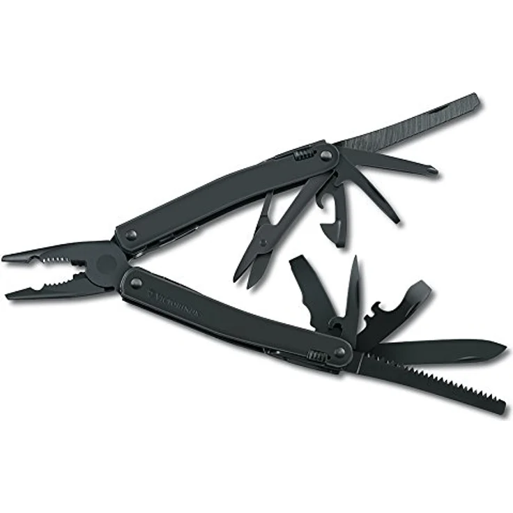 Victorinox, Multifunktionswerkzeug, Swiss Tool Spirit XBS, schwarz (27 Funktionen, Feststellklinge, Kombi-Spitzzange, Drahtschneider) – Bild 2