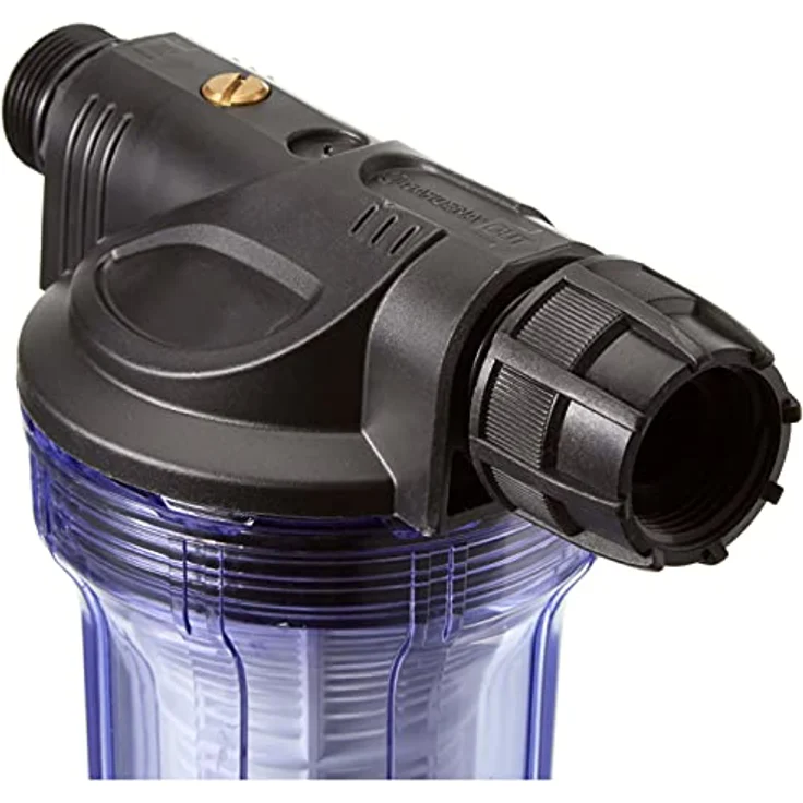 Gardena Pumpen-Vorfilter für Wasserdurchfluss bis 6000 l-h: Effektiver Filter für Gartenpumpen und Hauswasserautomaten, mit Filtereinsatz (1730-20) – Bild 4
