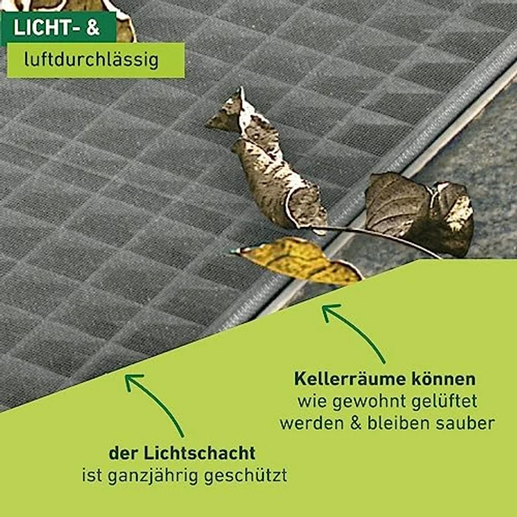 Windhager Lichtschachtabdeckung Fiberglas 60x135 cm – Bild 6