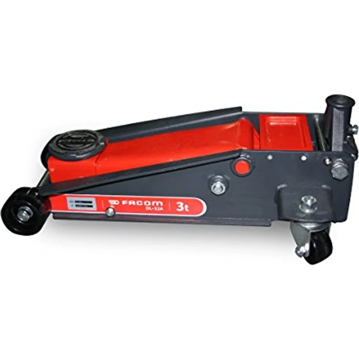 Facom Mehrzweck-Rangierheber, Wagenheber mit doppeltem Kolben, Gummiauflage und Polyurethanrädern, Sicherheitsventil, CE-zertifiziert – Bild 4