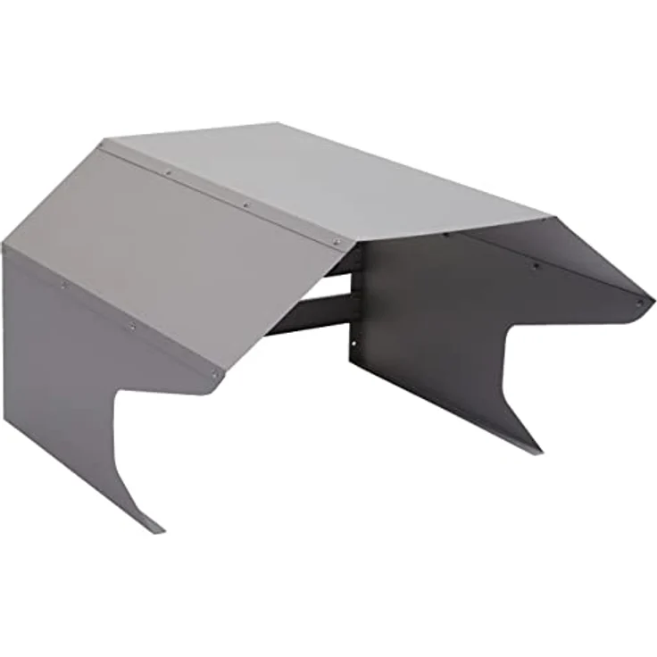 Proregal Mähroboter-Garage, wetterfeste Garage aus pulverbeschichtetem Stahl, 70 x 60 x 41 cm, grau – Bild 1