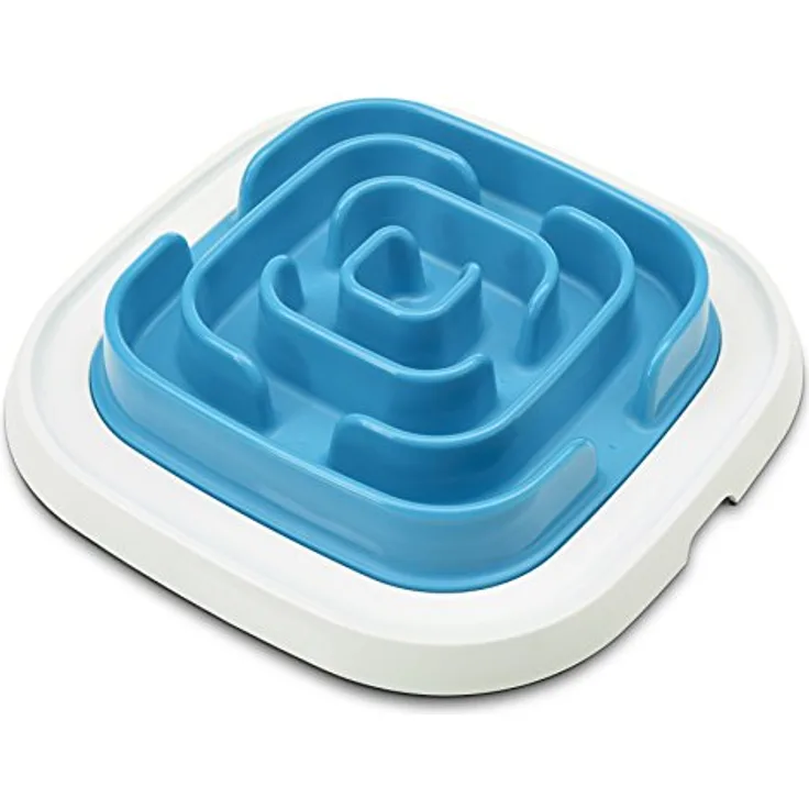 Savic Pet Enigma Large 21, 37 x 37 x 8 cm, Blau, Futternapf mit interaktivem Futterspender