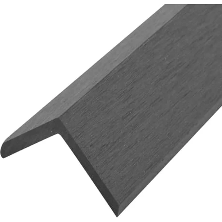 Terrassen-Winkelleisten 5 Stk. WPC 170 cm Grau – Bild 5