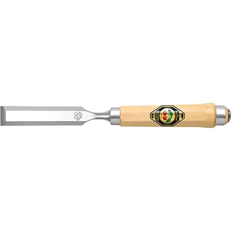 Kirschen Stechbeitel mit achtkantigem Weißbuchenheft & Schlagkopf - 4mm