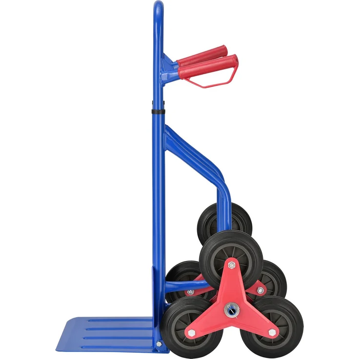 Juskys Treppensackkarre klappbar | 100 kg belastbar | Hartgummireifen | Kunststoff Griffe | Stahl – Bild 10