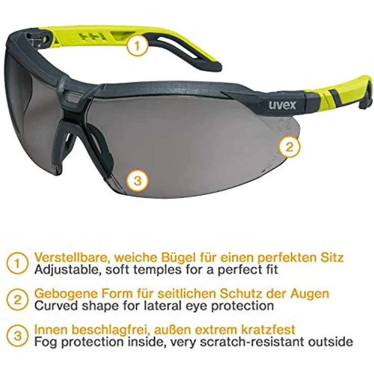 Uvex 9183 9183281 Schutzbrille inkl. UV-Schutz – Bild 3