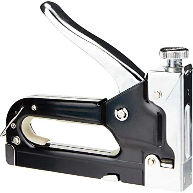 BOSCH Hammertacker Handtacker HT 14, Allroundtacker in robuster Ganzstahlausführung, gepolsterte Griffmulde, schwarz - Preisvergleich – Bild 3